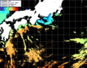 ひまわり人工衛星:黒潮域,23:59JST,1時間合成画像