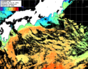 ひまわり人工衛星:黒潮域,11:59JST,1時間合成画像
