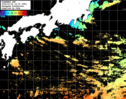 ひまわり人工衛星:黒潮域,23:59JST,1時間合成画像