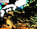 ひまわり人工衛星:黒潮域,18:59JST,1時間合成画像