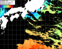 ひまわり人工衛星:黒潮域,12:59JST,1時間合成画像