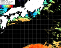 ひまわり人工衛星:黒潮域,18:59JST,1時間合成画像
