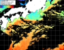 ひまわり人工衛星:黒潮域,13:59JST,1時間合成画像