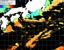 ひまわり人工衛星:黒潮域,18:59JST,1時間合成画像