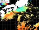 ひまわり人工衛星:黒潮域,16:59JST,1時間合成画像