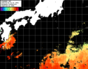 ひまわり人工衛星:黒潮域,11:59JST,1時間合成画像