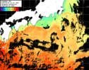 ひまわり人工衛星:黒潮域,19:59JST,1時間合成画像