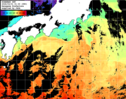 ひまわり人工衛星:黒潮域,10:59JST,1時間合成画像