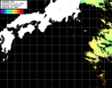 ひまわり人工衛星:黒潮域,11:59JST,1時間合成画像