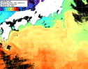 NOAA人工衛星画像:黒潮域, 1日合成画像(2026/03/05UTC)