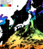 ひまわり人工衛星:日本全域,13:59JST,1時間合成画像