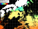 ひまわり人工衛星:黒潮域,09:59JST,1時間合成画像