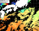ひまわり人工衛星:黒潮域,16:59JST,1時間合成画像