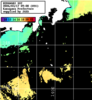 ひまわり人工衛星:神奈川県近海,18:59JST,1時間合成画像