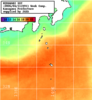 NOAA人工衛星画像:神奈川県近海, 1週間合成画像(2026/04/05～2026/04/11UTC)