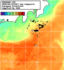 NOAA人工衛星画像:神奈川県近海, 1日合成画像(2026/04/12UTC)