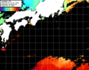 ひまわり人工衛星:黒潮域,22:59JST,1時間合成画像