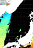 ひまわり人工衛星:日本海,18:59JST,1時間合成画像