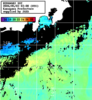 ひまわり人工衛星:神奈川県近海,12:59JST,1時間合成画像