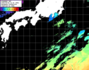 ひまわり人工衛星:黒潮域,19:59JST,1時間合成画像