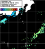 ひまわり人工衛星:神奈川県近海,18:59JST,1時間合成画像