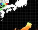 ひまわり人工衛星:黒潮域,00:59JST,1時間合成画像