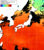 NOAA人工衛星画像:日本全域, 1日合成画像(2026/08/30UTC)