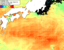 NOAA人工衛星画像:黒潮域, 1日合成画像(2026/08/30UTC)