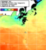 NOAA人工衛星画像:神奈川県近海, 1日合成画像(2026/08/31UTC)