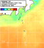 NOAA人工衛星画像:神奈川県近海, 1週間合成画像(2026/08/26～2026/09/01UTC)