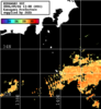 ひまわり人工衛星:神奈川県近海,22:59JST,1時間合成画像