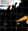 ひまわり人工衛星:神奈川県近海,23:59JST,1時間合成画像