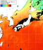 NOAA人工衛星画像:日本全域, 1日合成画像(2026/09/08UTC)