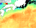 NOAA人工衛星画像:黒潮域, 1日合成画像(2026/09/12UTC)