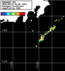 ひまわり人工衛星:神奈川県近海,13:59JST,1時間合成画像