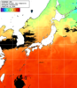 NOAA人工衛星画像:日本全域, 1日合成画像(2026/09/25UTC)