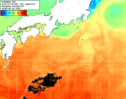 NOAA人工衛星画像:黒潮域, 1日合成画像(2026/10/08UTC)