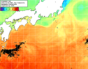 NOAA人工衛星画像:黒潮域, 1日合成画像(2026/10/09UTC)