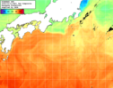 NOAA人工衛星画像:黒潮域, 1日合成画像(2026/10/11UTC)